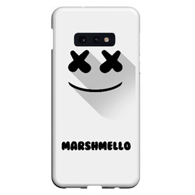 Чехол для Samsung S10E с принтом РЮКЗАК MARSHMELLO в Санкт-Петербурге, Силикон | Область печати: задняя сторона чехла, без боковых панелей | marshmello | диджей | клуб | клубная музыка | маршмеллоу | маршмело | маршмэлло | маршмэллоу | маршмэло | музыка | электронная