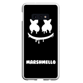 Чехол для Samsung S10E с принтом РЮКЗАК MARSHMELLO в Санкт-Петербурге, Силикон | Область печати: задняя сторона чехла, без боковых панелей | marshmello | диджей | клуб | клубная музыка | маршмеллоу | маршмело | маршмэлло | маршмэллоу | маршмэло | музыка | электронная