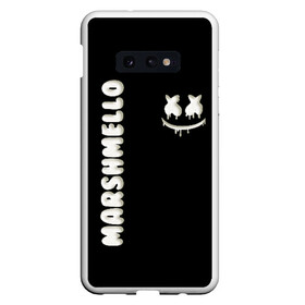 Чехол для Samsung S10E с принтом РЮКЗАК MARSHMELLO в Санкт-Петербурге, Силикон | Область печати: задняя сторона чехла, без боковых панелей | marshmello | диджей | клуб | клубная музыка | маршмеллоу | маршмело | маршмэлло | маршмэллоу | маршмэло | музыка | электронная