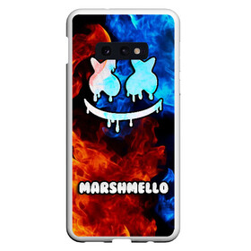 Чехол для Samsung S10E с принтом РЮКЗАК MARSHMELLO в Санкт-Петербурге, Силикон | Область печати: задняя сторона чехла, без боковых панелей | marshmello | диджей | клуб | клубная музыка | маршмеллоу | маршмело | маршмэлло | маршмэллоу | маршмэло | музыка | электронная