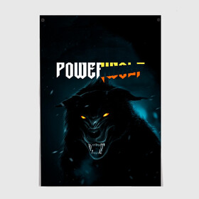 Постер с принтом Powerwolf в Санкт-Петербурге, 100% бумага
 | бумага, плотность 150 мг. Матовая, но за счет высокого коэффициента гладкости имеет небольшой блеск и дает на свету блики, но в отличии от глянцевой бумаги не покрыта лаком | metal | powerwolf | пауэр метал | хэви метал