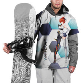 Накидка на куртку 3D с принтом Warframe girl anime в Санкт-Петербурге, 100% полиэстер |  | digital extremes | excalibur | nyx | saryn | space | warframe | варфрэйм | космос | шутер
