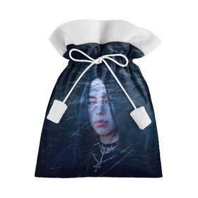 Подарочный 3D мешок с принтом Billie Eilish Ocean Eyes в Санкт-Петербурге, 100% полиэстер | Размер: 29*39 см | bad guy | billie eilish | билли айлиш | эйлиш