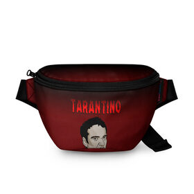 Поясная сумка 3D с принтом Tarantino в Санкт-Петербурге, 100% полиэстер | плотная ткань, ремень с регулируемой длиной, внутри несколько карманов для мелочей, основное отделение и карман с обратной стороны сумки застегиваются на молнию | quentin tarantino | квентин тарантино
