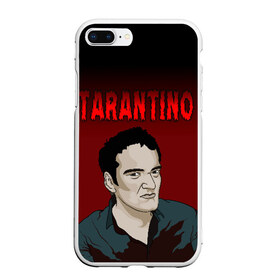 Чехол для iPhone 7Plus/8 Plus матовый с принтом Tarantino в Санкт-Петербурге, Силикон | Область печати: задняя сторона чехла, без боковых панелей | quentin tarantino | квентин тарантино