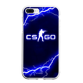 Чехол для iPhone 7Plus/8 Plus матовый с принтом CS GO LIGHTNING STYLE в Санкт-Петербурге, Силикон | Область печати: задняя сторона чехла, без боковых панелей | astralis | awp | counter strike | cs go | cs go global offensive | faze clan | hyper beast | team liquid | thunder | астралис | молнии | тим ликвид | фейз клан | хайпер бист | шторм