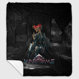 Плед с рукавами с принтом Warframe в Санкт-Петербурге, 100% полиэстер | Закругленные углы, все края обработаны. Ткань не мнется и не растягивается. Размер 170*145 | Тематика изображения на принте: digital extremes | excalibur | nyx | saryn | space | warframe | варфрэйм | космос | шутер