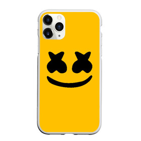 Чехол для iPhone 11 Pro Max матовый с принтом MARSHMELLO HAPPIER в Санкт-Петербурге, Силикон |  | america | dj | marshmello | usa | америка | маршмелло