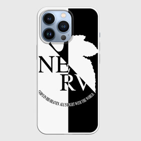 Чехол для iPhone 13 Pro с принтом Nerv black and white в Санкт-Петербурге,  |  | angel | eva | evangelion | neon genesis evangelion | nerv | аска лэнгли сорью | ева | евангелион | мисато кацураги | рей аянами | синдзи