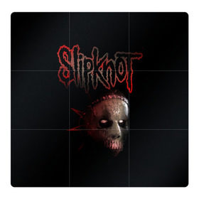 Магнитный плакат 3Х3 с принтом Slipknot Jay в Санкт-Петербурге, Полимерный материал с магнитным слоем | 9 деталей размером 9*9 см | band | creepy | drum | drummer | jay | mask | metal | rock | scary | slipknot | слипкнот