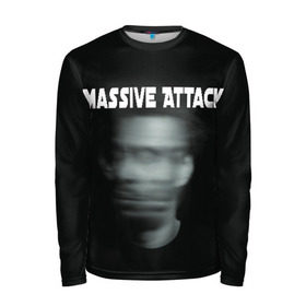 Мужской лонгслив 3D с принтом Massive Attack в Санкт-Петербурге, 100% полиэстер | длинные рукава, круглый вырез горловины, полуприлегающий силуэт | Тематика изображения на принте: грант маршалл | роберт дель ная | трип хоп