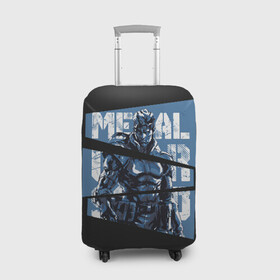 Чехол для чемодана 3D с принтом Metal Gear в Санкт-Петербурге, 86% полиэфир, 14% спандекс | двустороннее нанесение принта, прорези для ручек и колес | big boss | gear | hideo kojima | konami | metal | mgs | mgs5 | raiden | snake | solid | большой босс | конами | мгс | металл | райден | снейка | твердый | хидео кодзима | шестерни