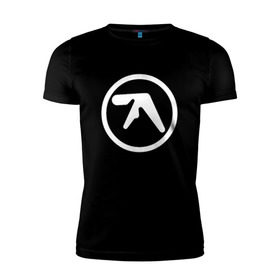 Мужская футболка премиум с принтом Aphex Twin в Санкт-Петербурге, 92% хлопок, 8% лайкра | приталенный силуэт, круглый вырез ворота, длина до линии бедра, короткий рукав | intelligent dance music | драм энд бэйс | ричард дэвид джеймс | техно | эйсид | эмбиент