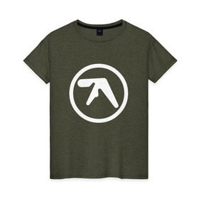 Женская футболка хлопок с принтом Aphex Twin в Санкт-Петербурге, 100% хлопок | прямой крой, круглый вырез горловины, длина до линии бедер, слегка спущенное плечо | Тематика изображения на принте: intelligent dance music | драм энд бэйс | ричард дэвид джеймс | техно | эйсид | эмбиент