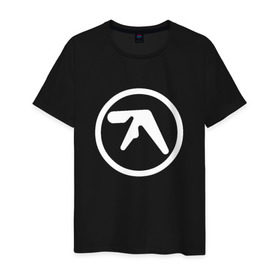 Мужская футболка хлопок с принтом Aphex Twin в Санкт-Петербурге, 100% хлопок | прямой крой, круглый вырез горловины, длина до линии бедер, слегка спущенное плечо. | intelligent dance music | драм энд бэйс | ричард дэвид джеймс | техно | эйсид | эмбиент