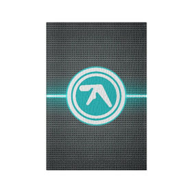 Обложка для паспорта матовая кожа с принтом Aphex Twin в Санкт-Петербурге, натуральная матовая кожа | размер 19,3 х 13,7 см; прозрачные пластиковые крепления | intelligent dance music | драм энд бэйс | ричард дэвид джеймс | техно | эйсид | эмбиент