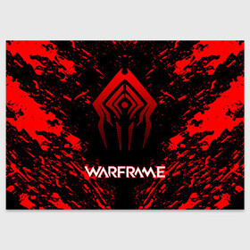 Поздравительная открытка с принтом РЮКЗАК WARFRAME RED STALKER в Санкт-Петербурге, 100% бумага | плотность бумаги 280 г/м2, матовая, на обратной стороне линовка и место для марки
 | 2019 | fortuna | red stalker | stalker | warframe | варфрейм | лотос | сталкер | тэнно