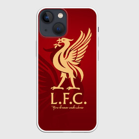 Чехол для iPhone 13 mini с принтом Ливерпуль в Санкт-Петербурге,  |  | liverpool | liverpool fc | ynwa | you never walk alone | ливерпуль | фан ливерпуля | фанатская | футбол | футболист | футбольный клуб | энфильд