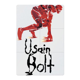 Магнитный плакат 2Х3 с принтом Usain Bolt в Санкт-Петербурге, Полимерный материал с магнитным слоем | 6 деталей размером 9*9 см | athletics | jamaica | man | run | runner | sport | sportsman | usain bolt | легкая атлетика | мужчина | спорт | спортсмен | ямайка