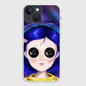 Чехол для iPhone 13 mini с принтом Coraline в Санкт-Петербурге,  |  | coraline | neil gaiman | тим бёртон