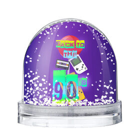 Снежный шар с принтом Назад в 90 в Санкт-Петербурге, Пластик | Изображение внутри шара печатается на глянцевой фотобумаге с двух сторон | 90е | back | back to the 90 | retro | ретро