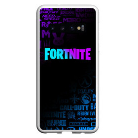 Чехол для Samsung Galaxy S10 с принтом FORTNITE в Санкт-Петербурге, Силикон | Область печати: задняя сторона чехла, без боковых панелей | Тематика изображения на принте: borderlands | call of duty | counter strike | cs go | dark souls | devil may cry | dmc | face | fallout | far cry | stalker | tes | the elder scrolls | the last of us | the witcher | warframe | watch dogs | варфрейм | ведьмак | масс эффект |