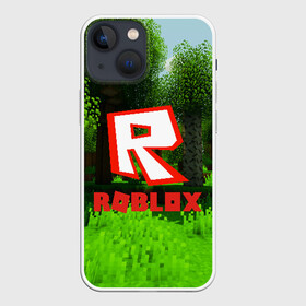 Чехол для iPhone 13 mini с принтом ROBLOX в Санкт-Петербурге,  |  | game | gamer | logo | minecraft | roblox | simulator | игра | конструктор | лого | симулятор | строительство | фигура