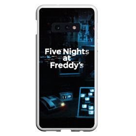 Чехол для Samsung S10E с принтом FIVE NIGHTS AT FREDDYS в Санкт-Петербурге, Силикон | Область печати: задняя сторона чехла, без боковых панелей | Тематика изображения на принте: 5 ночей с фредди | animation | bonnie | chica | five nights at freddys | fnaf | foxy | freddy | funny | horror | scary | бонни | майк | пять | ужас | фнаф | фокси | фредди | чика | шмидт