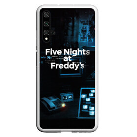 Чехол для Honor 20 с принтом FIVE NIGHTS AT FREDDYS в Санкт-Петербурге, Силикон | Область печати: задняя сторона чехла, без боковых панелей | Тематика изображения на принте: 5 ночей с фредди | animation | bonnie | chica | five nights at freddys | fnaf | foxy | freddy | funny | horror | scary | бонни | майк | пять | ужас | фнаф | фокси | фредди | чика | шмидт