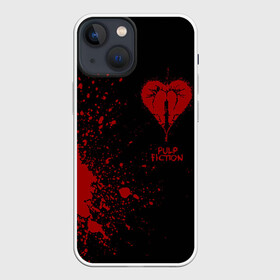 Чехол для iPhone 13 mini с принтом Pulp Fiction в Санкт-Петербурге,  |  | fiction | pulp | quentin | tarantino | thurman | uma | адреналин | игла | квентин | криминально | кровища | кровь | сердце | тарантино | турман | ума | чтиво
