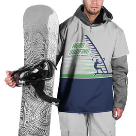 Накидка на куртку 3D с принтом Ride the wave в Санкт-Петербурге, 100% полиэстер |  | Тематика изображения на принте: surf | wind | wind surfing | windsurfing | винд серфинг | виндсерфинг | экстрим