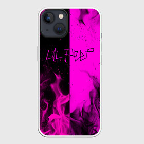 Чехол для iPhone 13 с принтом LIL PEEP в Санкт-Петербурге,  |  | bright | fire | flame | heat | light | lil peep | lil prince | pink | wildfire | зарубежная музыка | искры | лил пип | маленький принц | огненный | огонь | пламя | пожар