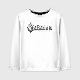 Детский лонгслив хлопок с принтом Sabaton в Санкт-Петербурге, 100% хлопок | круглый вырез горловины, полуприлегающий силуэт, длина до линии бедер | battle metal | primo victoria | sabaton | the art of war | the great war | группа | йоаким броден | латный ботинок | метал | пауэр | рыцарские доспехи | сабатон | собатон | хэви