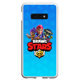 Чехол для Samsung S10E с принтом BRAWL STARS в Санкт-Петербурге, Силикон | Область печати: задняя сторона чехла, без боковых панелей | brawl stars | bull | colt | leon | stars | берли | бо | брок | ворон | джесси | динамайк | дэррил | кольт | леон | мортис | нита | пайпер | пенни | поко | пэм | рикошет | спайк | тара | фрэнк | шелли | эль примо