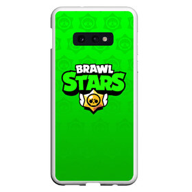 Чехол для Samsung S10E с принтом BRAWL STARS LEON (КАПЮШОН) в Санкт-Петербурге, Силикон | Область печати: задняя сторона чехла, без боковых панелей | brawl stars | bull | colt | leon | stars | берли | бо | брок | ворон | джесси | динамайк | дэррил | кольт | леон | мортис | нита | пайпер | пенни | поко | пэм | рикошет | спайк | тара | фрэнк | шелли | эль примо