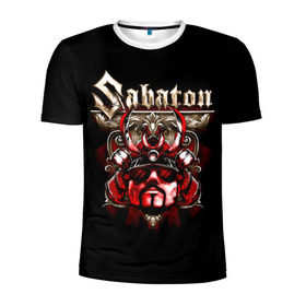 Мужская футболка 3D спортивная с принтом Sabaton в Санкт-Петербурге, 100% полиэстер с улучшенными характеристиками | приталенный силуэт, круглая горловина, широкие плечи, сужается к линии бедра | Тематика изображения на принте: battle metal | primo victoria | sabaton | the art of war | the great war | группа | йоаким броден | латный ботинок | метал | пауэр | рыцарские доспехи | сабатон | собатон | хэви