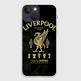 Чехол для iPhone 13 mini с принтом Ливерпуль в Санкт-Петербурге,  |  | liverpool | liverpool fc | ynwa | you never walk alone | ливерпуль | фан ливерпуля | фанатская | футбол | футболист | футбольный клуб | энфильд