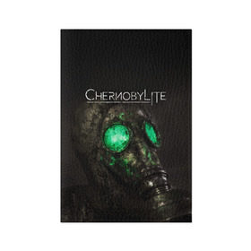 Обложка для паспорта матовая кожа с принтом CHERNOBYLITE в Санкт-Петербурге, натуральная матовая кожа | размер 19,3 х 13,7 см; прозрачные пластиковые крепления | anomaly | chernobyl | chernobylite | game | games | horror | logo | metro | stalker | symbol | аномалии | игра | игры | лого | логотип | метро | символ | сталкер | ужасы | хоррор | чернобылит | чернобыль