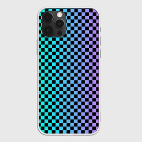 Чехол для iPhone 12 Pro Max с принтом Checkerboard Color в Санкт-Петербурге, Силикон |  | checkerboard | gradient | бойчик | в клетку | в клеточку | градиент | клетка | музыка | орнамент | френдзона | шахматная доска | шашки