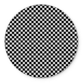 Коврик для мышки круглый с принтом Checkerboard Color  в Санкт-Петербурге, резина и полиэстер | круглая форма, изображение наносится на всю лицевую часть | Тематика изображения на принте: checkerboard | gradient | бойчик | в клетку | в клеточку | градиент | клетка | музыка | орнамент | френдзона | шахматная доска | шашки
