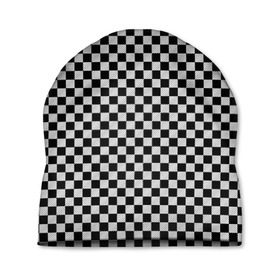 Шапка 3D с принтом Checkerboard Color в Санкт-Петербурге, 100% полиэстер | универсальный размер, печать по всей поверхности изделия | Тематика изображения на принте: checkerboard | gradient | бойчик | в клетку | в клеточку | градиент | клетка | музыка | орнамент | френдзона | шахматная доска | шашки
