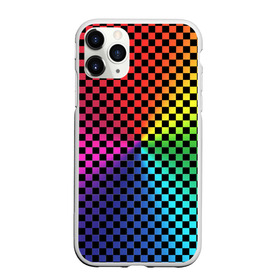 Чехол для iPhone 11 Pro матовый с принтом Checkerboard Color в Санкт-Петербурге, Силикон |  | checkerboard | gradient | бойчик | в клетку | в клеточку | градиент | клетка | музыка | орнамент | френдзона | шахматная доска | шашки