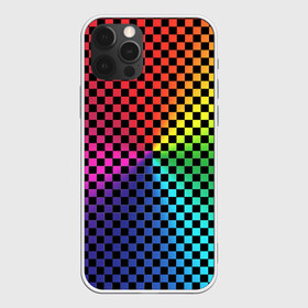 Чехол для iPhone 12 Pro Max с принтом Checkerboard Color в Санкт-Петербурге, Силикон |  | checkerboard | gradient | бойчик | в клетку | в клеточку | градиент | клетка | музыка | орнамент | френдзона | шахматная доска | шашки