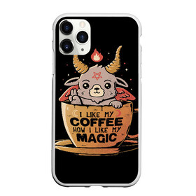Чехол для iPhone 11 Pro матовый с принтом How I Like My Coffee в Санкт-Петербурге, Силикон |  | Тематика изображения на принте: coffee | diy | espresso | how | like | lol | my | как | кофе | лол | мой | монстрик | рога | сделай сам | сказка | эспрессо