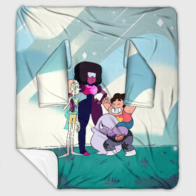 Плед с рукавами с принтом Steven Universe в Санкт-Петербурге, 100% полиэстер | Закругленные углы, все края обработаны. Ткань не мнется и не растягивается. Размер 170*145 | steven universe | аметист | вселенная стивена | гранат | жемчуг | конни махесваран | кристальные самоцветы | лазурит | ляпис лазурит | перидот | самоцветы | стивен кварц юнивёрс