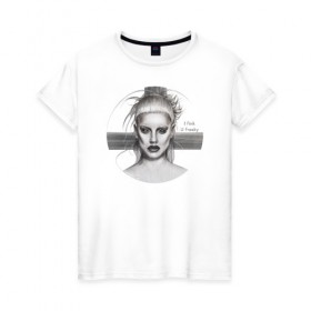 Женская футболка хлопок с принтом Yolandi Die Antwoord в Санкт-Петербурге, 100% хлопок | прямой крой, круглый вырез горловины, длина до линии бедер, слегка спущенное плечо | dieantwoord | yolandi | парнаяфутболка | подарок