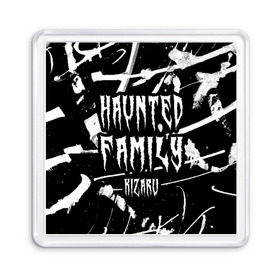 Магнит 55*55 с принтом KIZARU - HAUNTED FAMILY в Санкт-Петербурге, Пластик | Размер: 65*65 мм; Размер печати: 55*55 мм | family | haunted | hip | hop | karmageddon | karmagedon | kizaru | music | rap | rapper | дежавю | кармагеддон | кармагедон | кизаро | кизару | музыка | нечипоренко | олег | рэп | рэпер | фэмили | хаунтед | хип | хоп