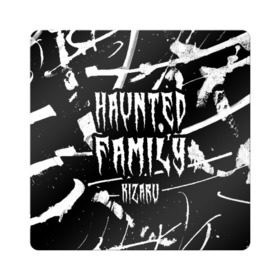 Магнит виниловый Квадрат с принтом KIZARU - HAUNTED FAMILY в Санкт-Петербурге, полимерный материал с магнитным слоем | размер 9*9 см, закругленные углы | family | haunted | hip | hop | karmageddon | karmagedon | kizaru | music | rap | rapper | дежавю | кармагеддон | кармагедон | кизаро | кизару | музыка | нечипоренко | олег | рэп | рэпер | фэмили | хаунтед | хип | хоп