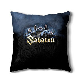 Подушка 3D с принтом Sabaton в Санкт-Петербурге, наволочка – 100% полиэстер, наполнитель – холлофайбер (легкий наполнитель, не вызывает аллергию). | состоит из подушки и наволочки. Наволочка на молнии, легко снимается для стирки | Тематика изображения на принте: battle metal | primo victoria | sabaton | the art of war | the great war | группа | йоаким броден | латный ботинок | метал | пауэр | рыцарские доспехи | сабатон | собатон | хэви