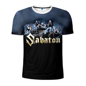 Мужская футболка 3D спортивная с принтом Sabaton в Санкт-Петербурге, 100% полиэстер с улучшенными характеристиками | приталенный силуэт, круглая горловина, широкие плечи, сужается к линии бедра | battle metal | primo victoria | sabaton | the art of war | the great war | группа | йоаким броден | латный ботинок | метал | пауэр | рыцарские доспехи | сабатон | собатон | хэви